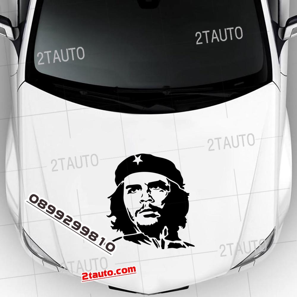 Tem decal sticker dán xe CHE GUEVARA nhiều kích thước, chống thấm nước, logo CHE GUEVARA dán trang trí xe hơi - MẪU 1
