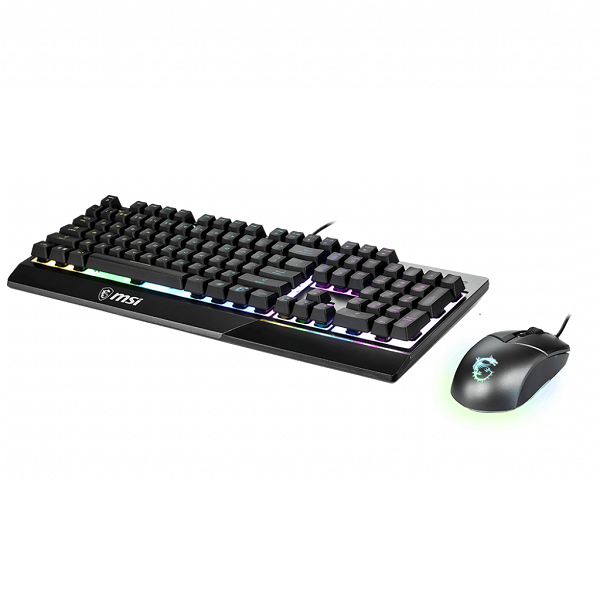 Bộ bàn phím, chuột gaming giả cơ có dây MSI Vigor GK30 US (màu đen) - Hàng chính hãng