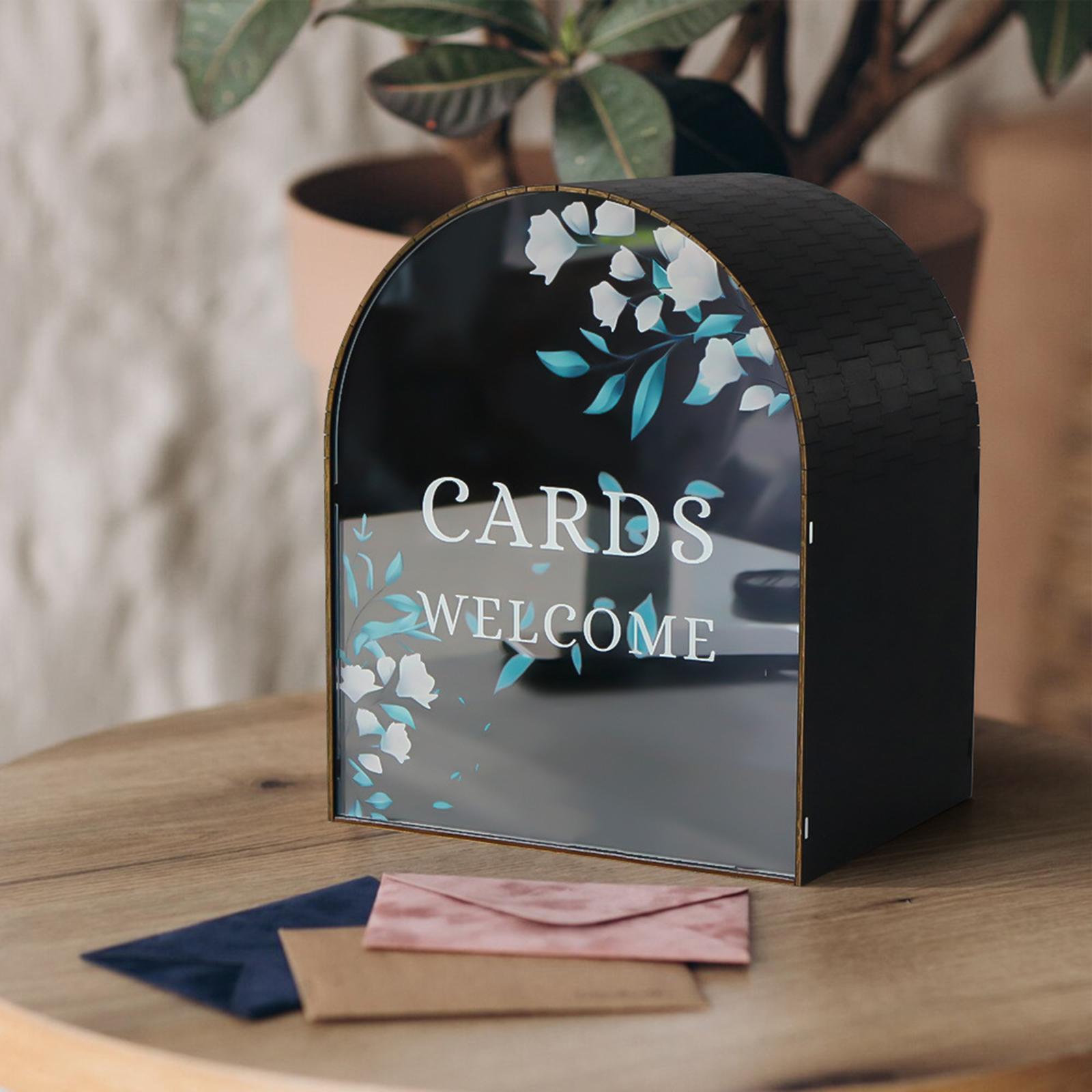 Acrylic Box Gift Card Box for Parties Engagement Birthday Party