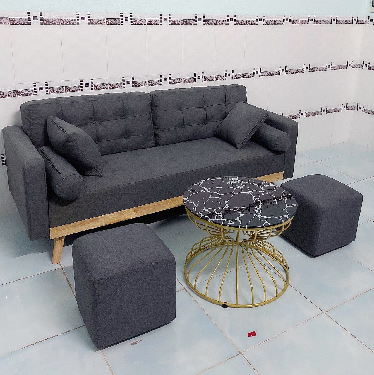 Sofa Băng chất lượng Juno Sofa KT 1m95x80x76 cm