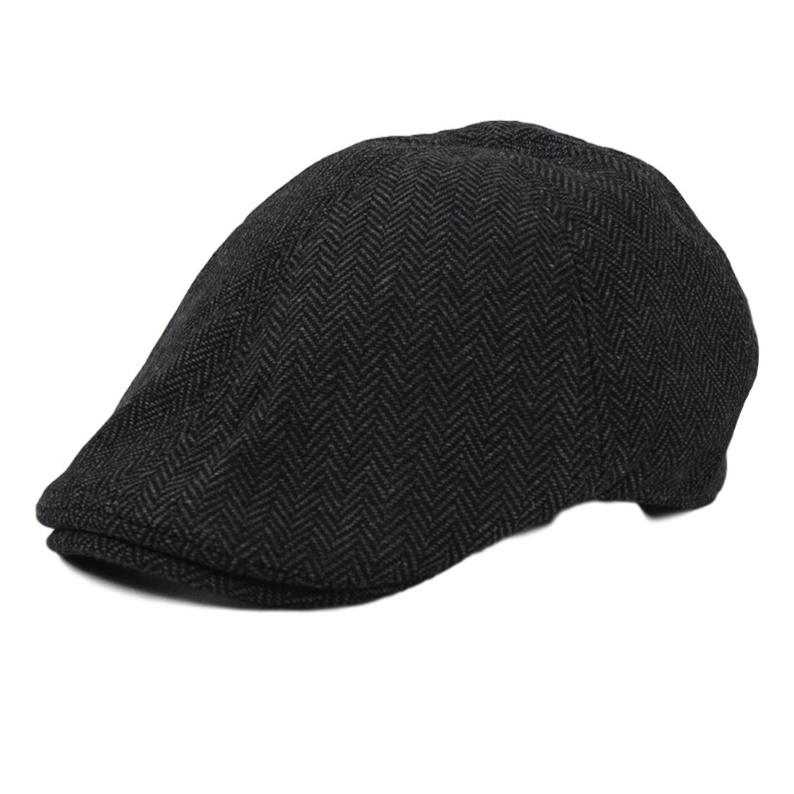 Mũ nồi nam mũ beret cổ điển form dài xương cá phong cách retro thời trang SAIGON HAT