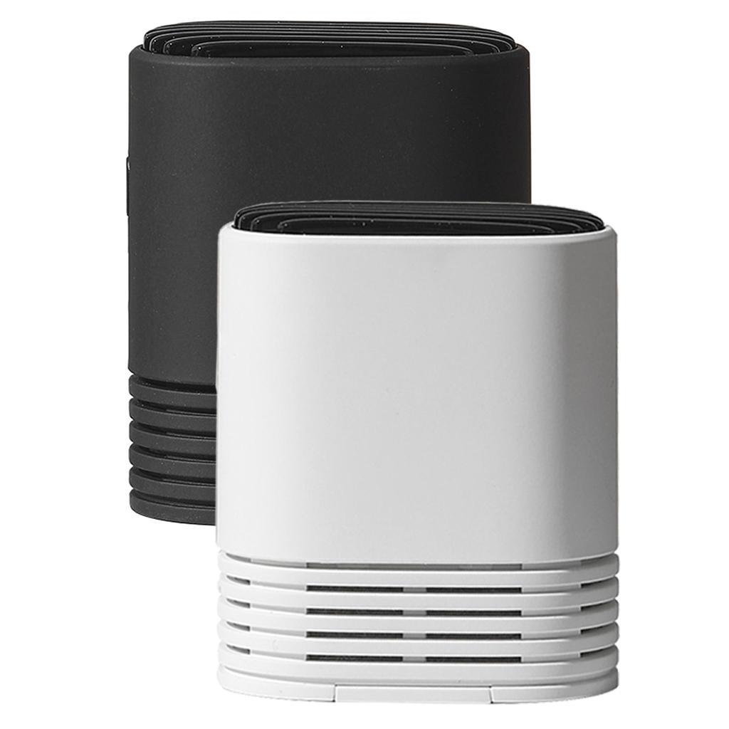 Portable Wearable Air Purifier Necklace Mini USB for Sports Office white