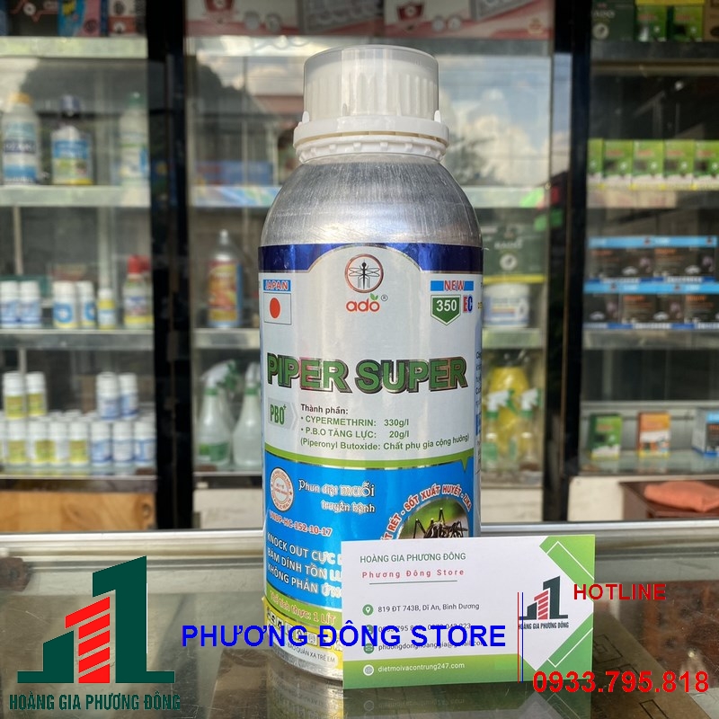 Thuốc diệt muỗi Piper Super 350EC _ chai 1 lít