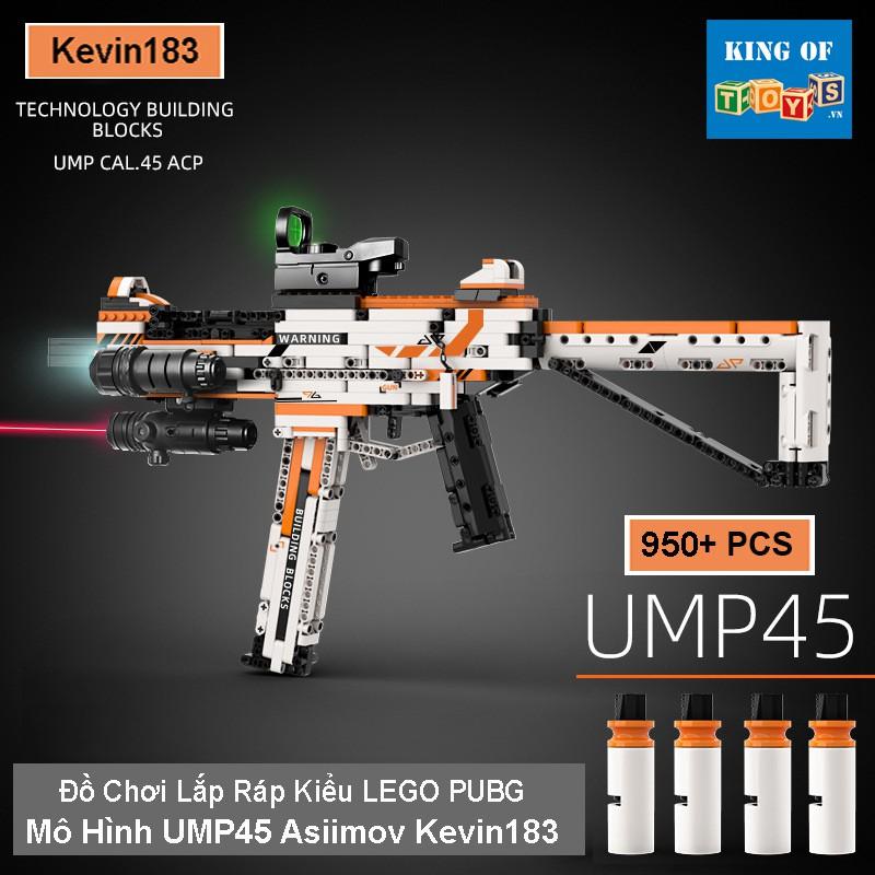 Đồ Chơi Lắp Ráp Kiểu LEGO PUBG Mô Hình UMP45 Asiimov Với 950+ Mảnh Ghép - Bản Thiết Kế Tiêu Chuẩn Của Kevin183