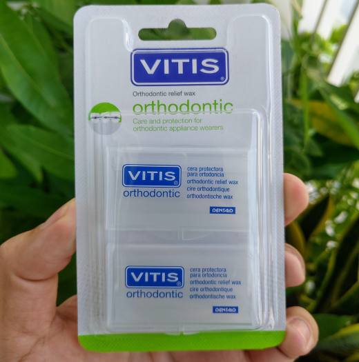 Sáp nha khoa giảm đau khi niềng răng, chỉnh nha - Vitis Orthodontic Wax (Vỉ 2 hộp)