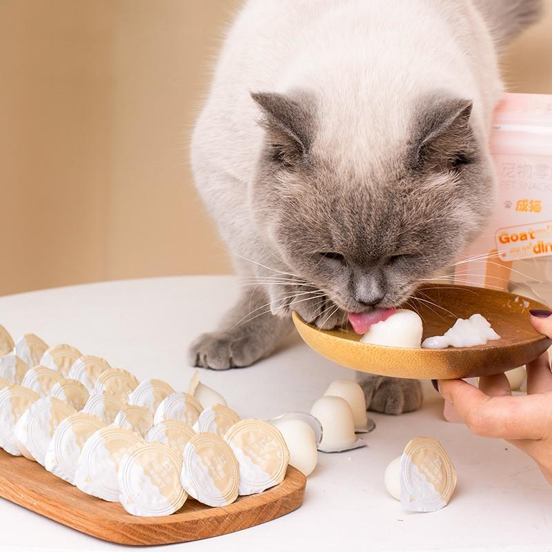 THẠCH SỮA DÊ PUDDING DÀNH CHO CHÓ MÈO - TREAT THƯỞNG