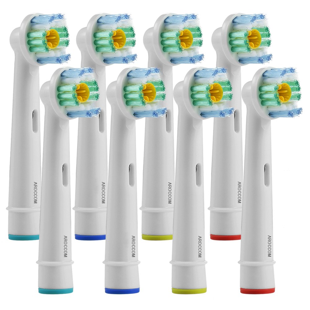 Cho máy Oral B Braun, EB-18A Pro White 3D set (4 chiếc/vỉ), Bộ 4 đầu bàn chải đánh răng điện Minh House