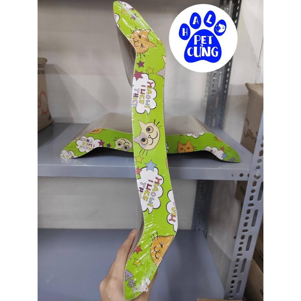 Bàn Cào Móng Lượn Sóng Cho Mèo Kích Thước 20x42cm