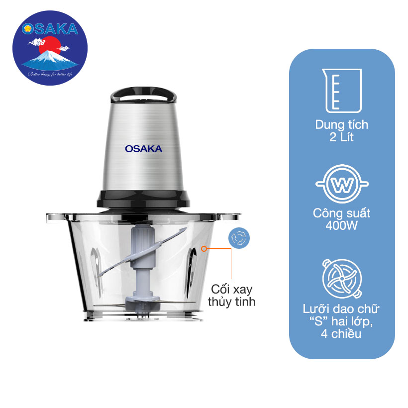 Máy xay thịt cao cấp đa năng MC-909 dung tích 2.0 lít, công suất mạnh - Hàng chính hãng