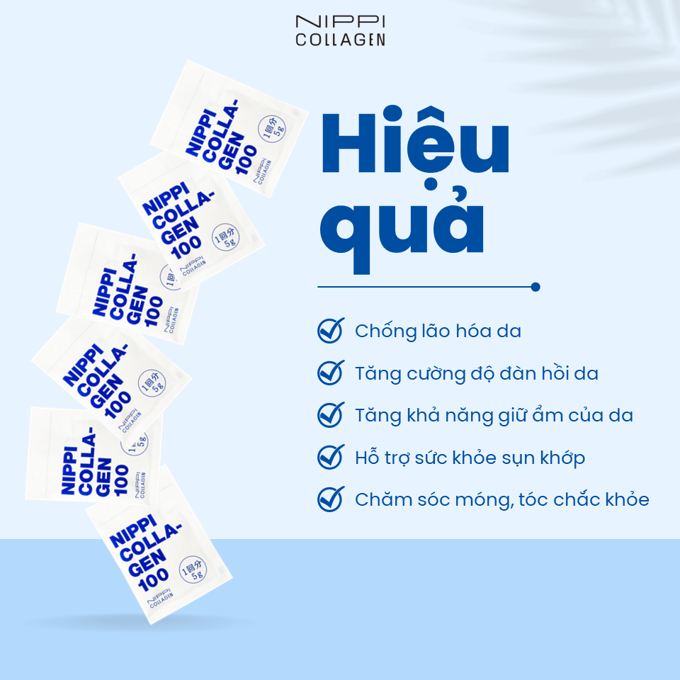 NIPPI Collagen 100 nguyên chất 100% peptide [Hộp 30 gói nhỏ]