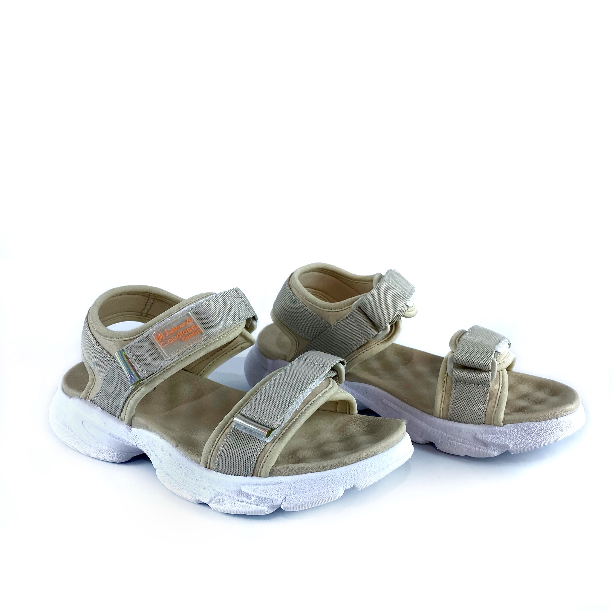 Giày Sandal Bé Gái L1882W Màu Be, êm nhẹ, thoáng khí, đi học, đi chơi