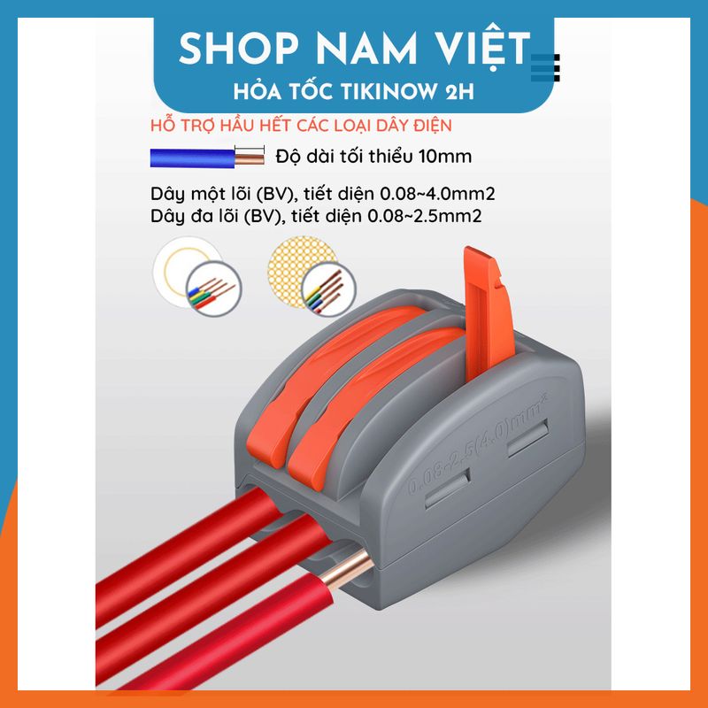 Set 5 Cút Nối Dây Điện KV774 / PCT, Kẹp Nối Dây Điện Nhanh