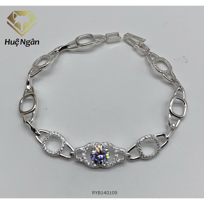 Lắc tay bạc 925 Huệ Ngân - Hình học RYB140109