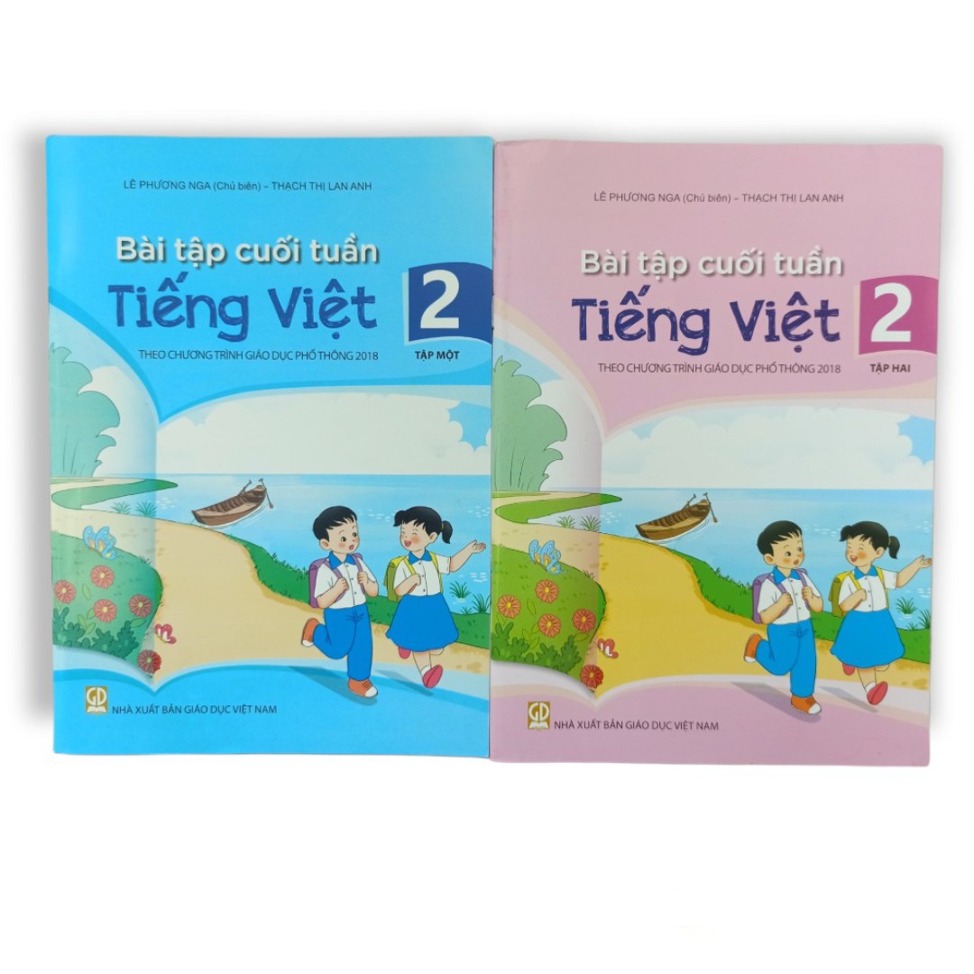 Combo Bài Tập Cuối Tuần Tiếng Việt Lớp 2 Tập 1+2 (CTM)