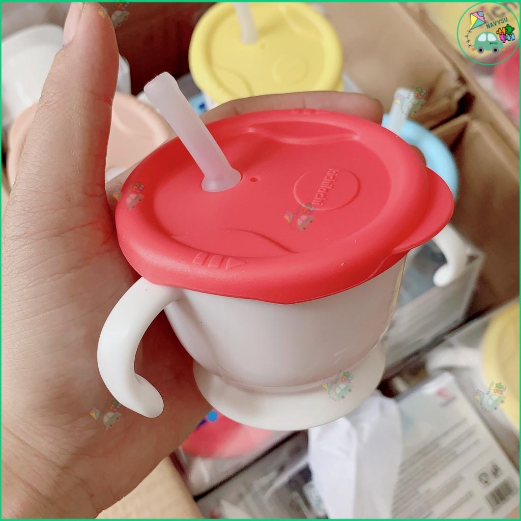 Cốc Tập Hút Kichi 3 Giai Đoạn Có Vạch Chia 150ml Cho Bé Tập Uống Nước