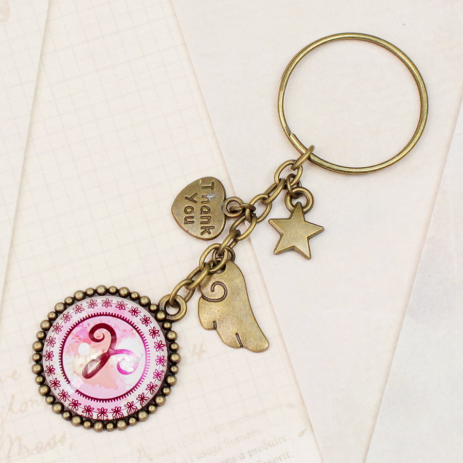Móc khóa 12 cung hoàng đạo Zodiac màu sắc tươi sáng siêu đẹp 06646-MK0028