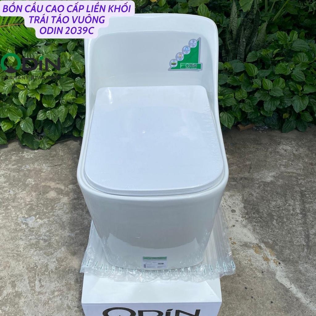 BỒN CẦU LIỀN KHỐI CAO CẤP TRÁI TÁO VUÔNG ODIN 2039C