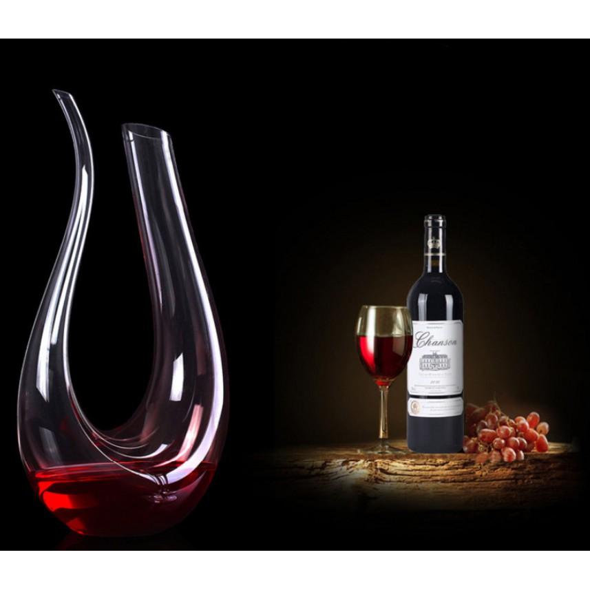 Bình đựng champagne Thủy Tinh Sang Trọng 1.5L Hình Chữ U