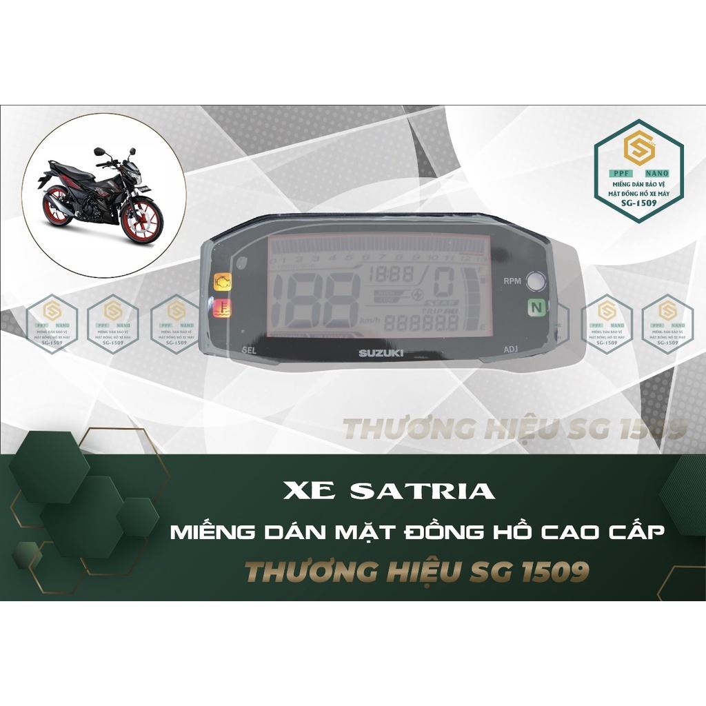MIẾNG DÁN BẢO VỆ MẶT ĐỒNG HỒ XE SATRIA , RAIDER MIẾNG DÁN PPF CAO CẤP CHỐNG TRẦY XƯỚC MẶT ĐỒNG HỒ XE MÁY. SG1509