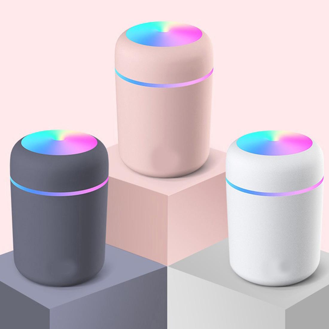 Mới Máy Lọc Không Khí LED Máy Tạo Độ Ẩm Không Khí Máy Khuếch Tán Tinh Dầu Phun Sương Tạo Ẩm Không Khí Thơm Nước Hoa Nội Thất Ô Tô Nước Hoa Phụ Kiện