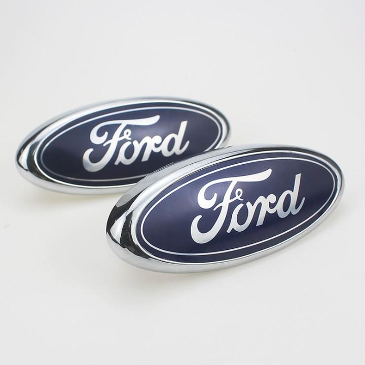 Logo biểu tượng trước và sau xe ô tô Ford Kích thước 14.50*6.5cm: KLJ1465