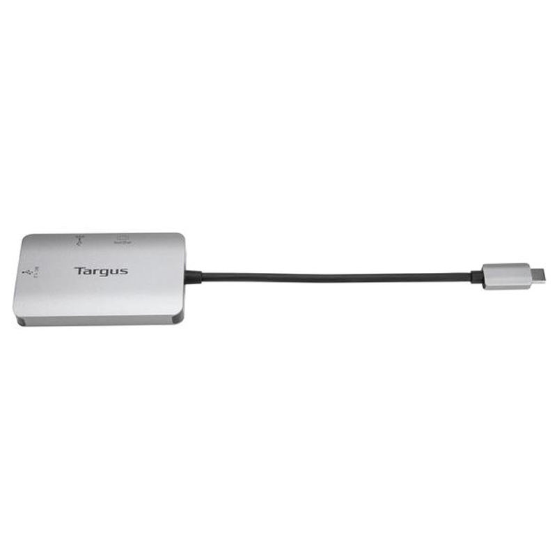 Cổng Chuyển TARGUS 3 In 1 USB-C To USB-A + USB-C + HDMI 4K - ACA948AP-51 - Hàng Chính Hãng