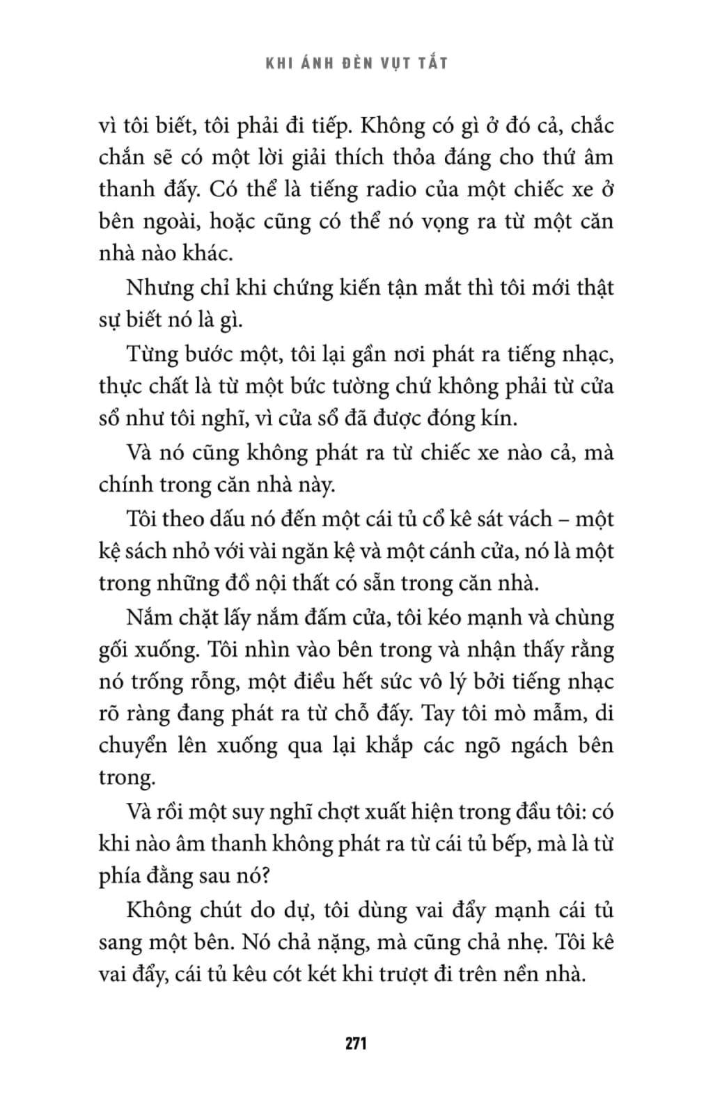 Khi Ánh Đèn Vụt Tắt (Tiểu Thuyết)