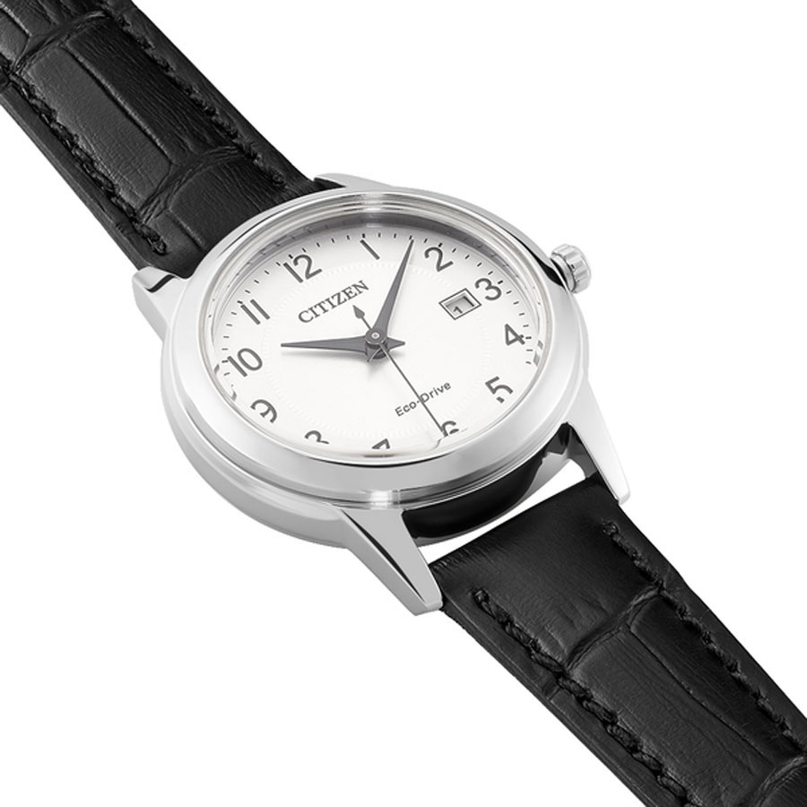 Đồng Hồ Nữ Citizen Dây Da FE1081-08A - Mặt Trắng