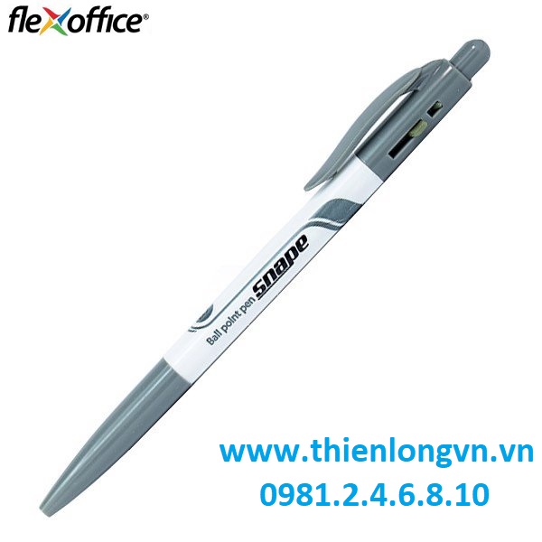 Hộp 20 cây bút bi 0.7mm Flexoffice FO-023 mực đen