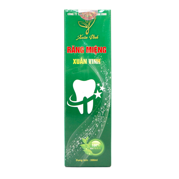 Răng Miệng Xuân Vinh 200ml – Sản phẩm chăm sóc răng miệng – Giảm đau răng, sâu răng, ê buốt răng, chắc răng, nhiệt miệng