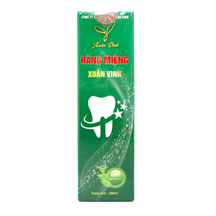 Răng Miệng Xuân Vinh 200ml –  Sản phẩm chăm sóc răng miệng –  Giảm đau răng, sâu răng, ê buốt răng, chắc răng, nhiệt miệng (CLĐ)