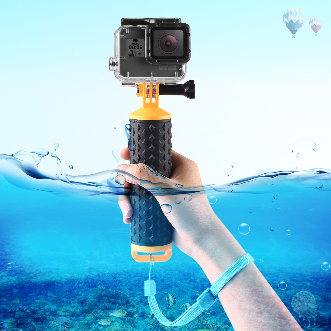 Phao tay cầm GoPro và Action Cam Puluz - Hàng Nhập Khẩu