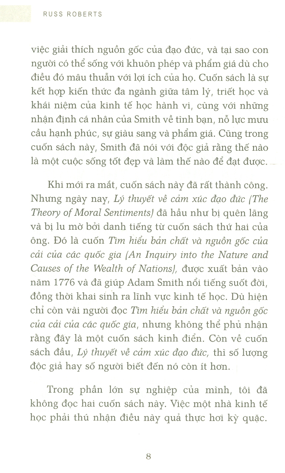 Adam Smith Có Thể Thay Đổi Đời Bạn