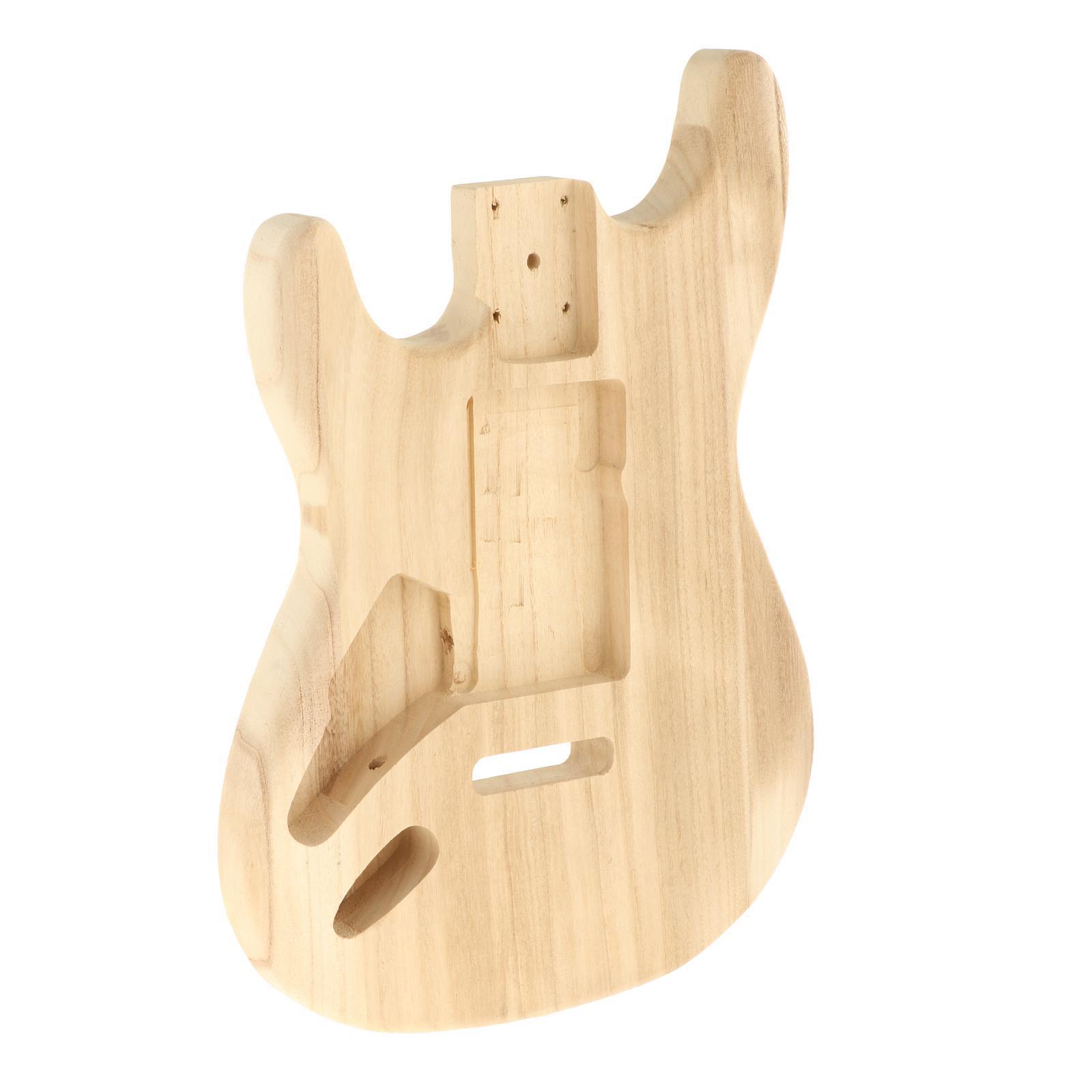 Unfinished Guitar Body Replacement Guitar Barrel Blank Guitar Body