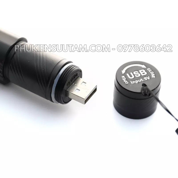 Đèn Soi UV 365mm Đầu Sạc USB Soi Ngọc Bích Màu Hổ Phách hoặc các loại giấy tờ - SP005714