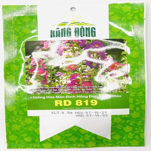 Hạt giống hoa mãn đình hồng đơn nhiều màu RD 819