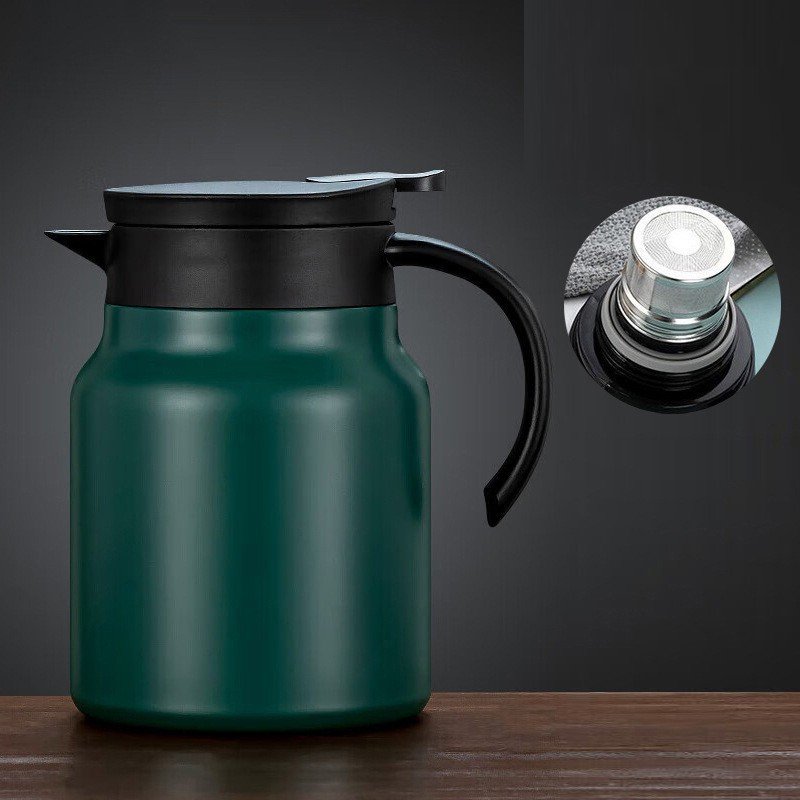 Ấm Pha Trà Giữ Nhiệt 1000ml Inox 316 Cao Cấp Kèm Lõi Lọc Trà