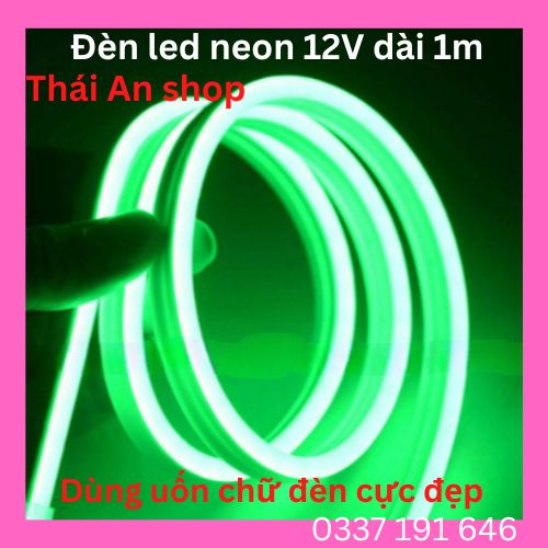 Đèn led neon 12V dài 1m chuyên dùng uốn chữ đèn cực đẹp