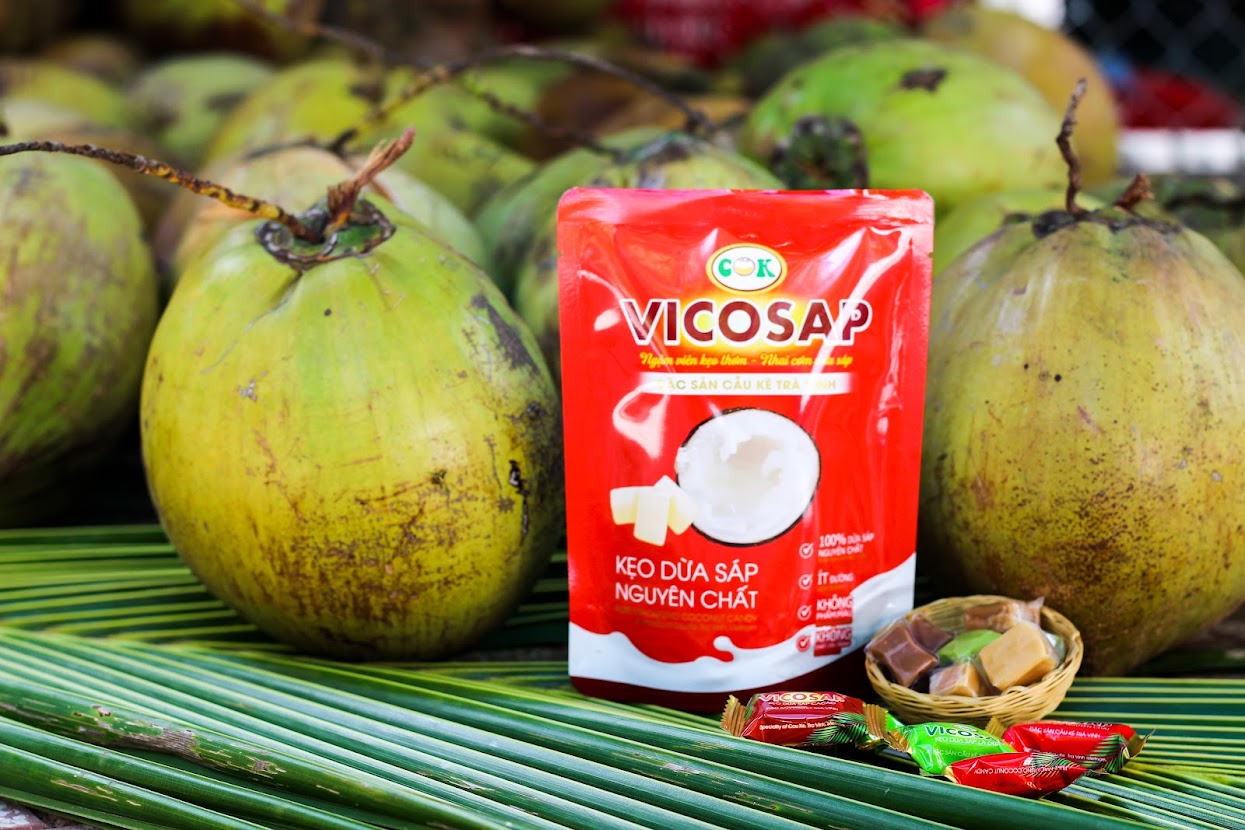 COMBO 2 túi kẹo Dừa sáp nguyên chất