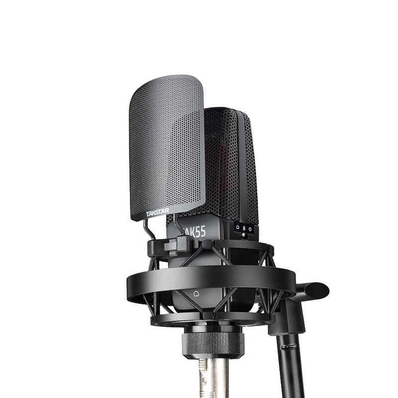 Micro thu âm cao cấp Takstar TAK 55- hát karaoke, livetream fb+ nguồn phanton 48v - dây xlr 3.5 - canon 2m