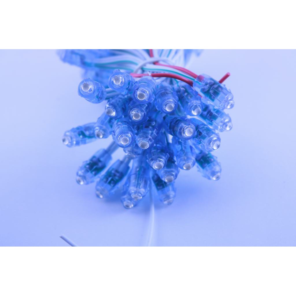Led đúc ngoài trời phi 5 đế 9 điện 5v