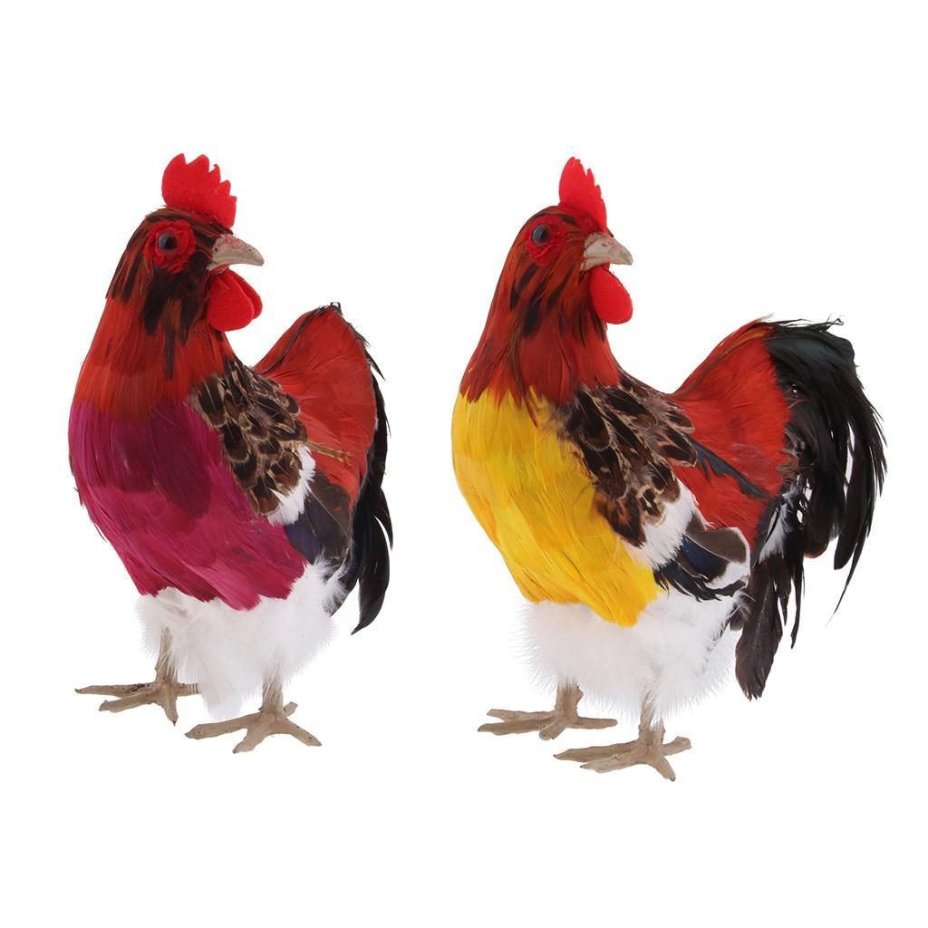 2 Pieces Farm  Animals Figure Toys Realistic  Forest Creatures