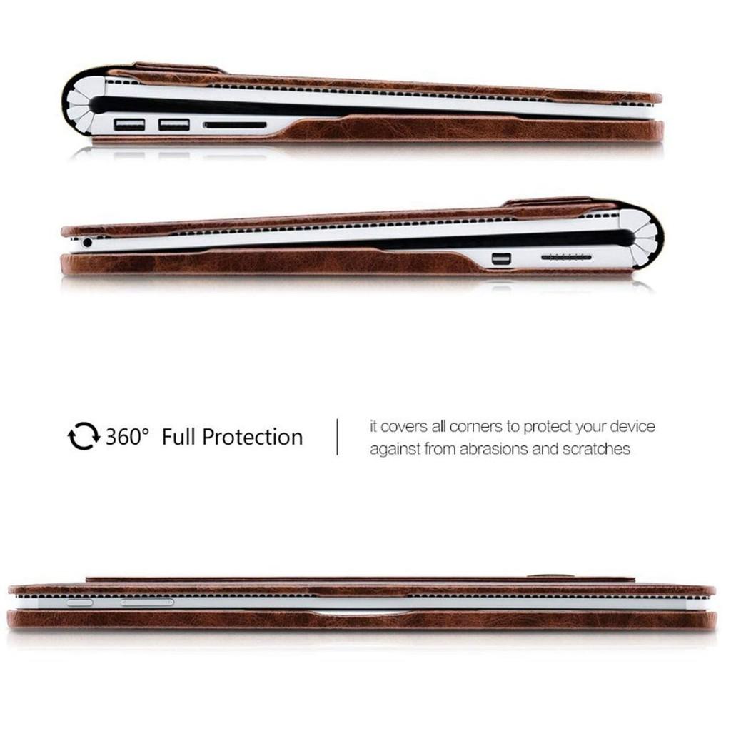 Bao da thật hàng hiệu ICarer cho Surface Book 1/2/3- 13.5" hàng chính hãng