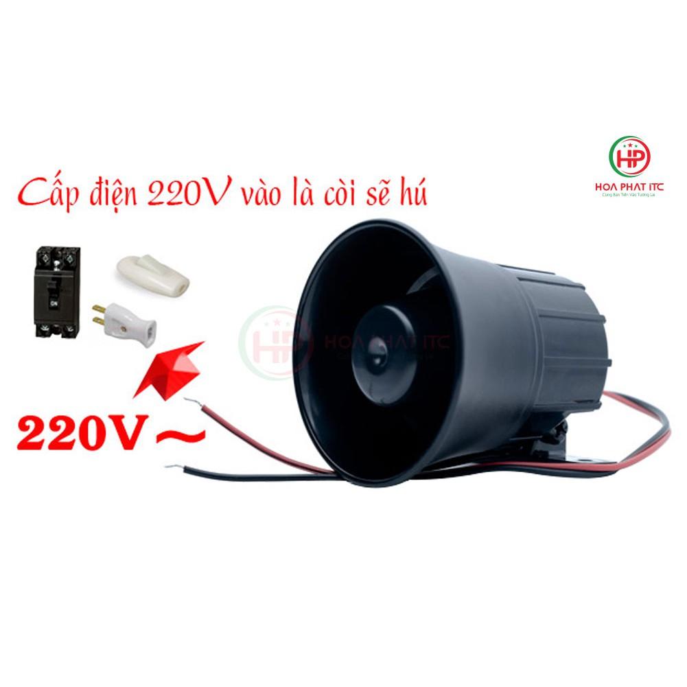 Còi hú Komax KM-628 dùng điện 220V - Hàng chính hãng