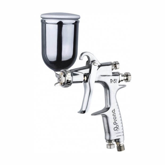 Súng phun sơn cầm tay PRONA R51-F + Cốc nhôm RC-51 250ml