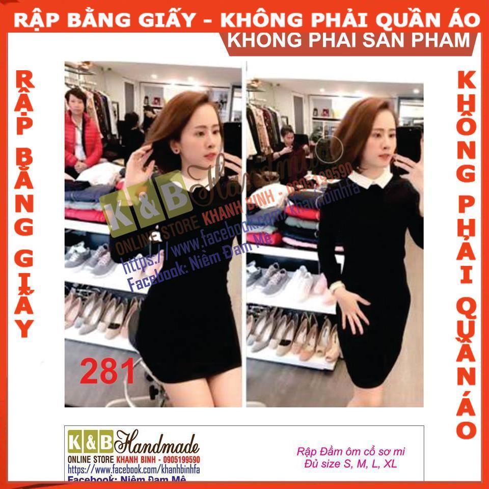 Rập giấy mã 281 (BẢN VẼ) rập đầm
