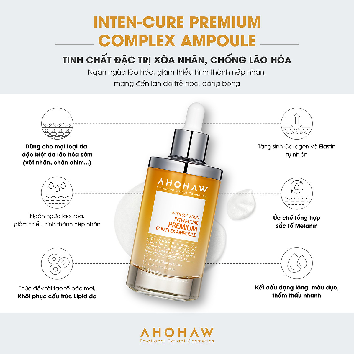 Tinh Chất Chống Lão Hóa Cao Cấp Ahohaw After Solution - Hàng Chính Hãng