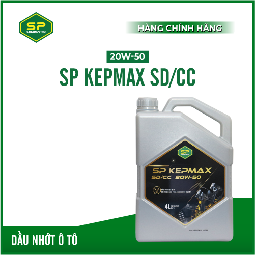 Dầu nhớt ô tô 4 kỳ đa dụng SAIGONPETRO - SP Kepmax SD/CC, Dung tích 4L