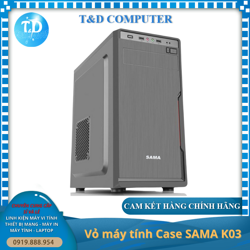 Vỏ máy tính Case SAMA K03 (ATX, M-ATX) - Hàng chính hãng TECH VISION phân phối