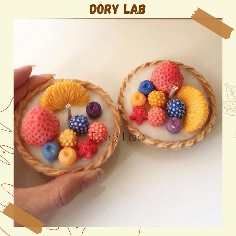 Nến Thơm Bánh Trứng Trái Cây Xinh Xắn Không Khói, Quà Tặng, Phụ Kiện Decor - Dory Lab